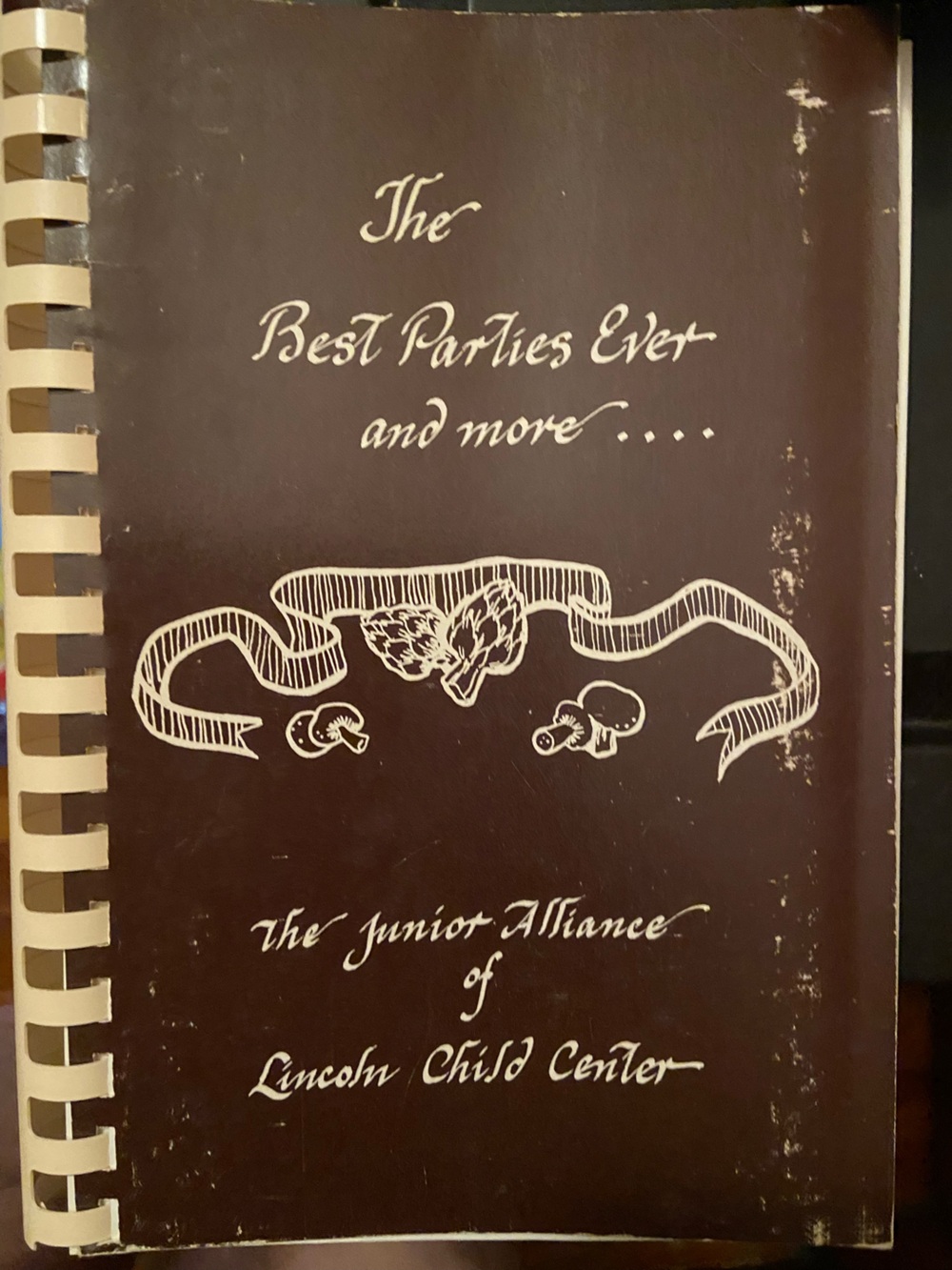 Vintage spiral cookbook theme Party Best Parties Ever and More Junior Alliance